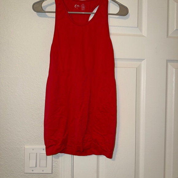 ZYIA Tops - ZYIA Red Racerback Tank Top